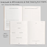 90-Day Goal Setting Notebook, Includes Refillable Cover and 3 Eco-Friendly Inserts
