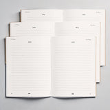 Mix and Match Goal Setting and Unguided Notebook, Includes Refillable Cover and 3 Eco-Friendly Inserts