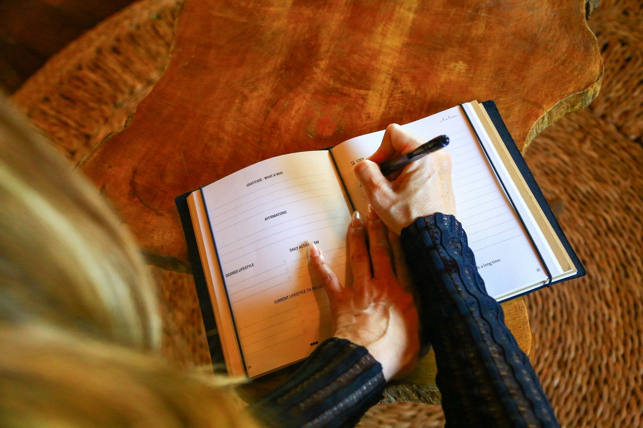 Using Your My Desired Lifestyle Mindset and Future Self Refillable Notebook